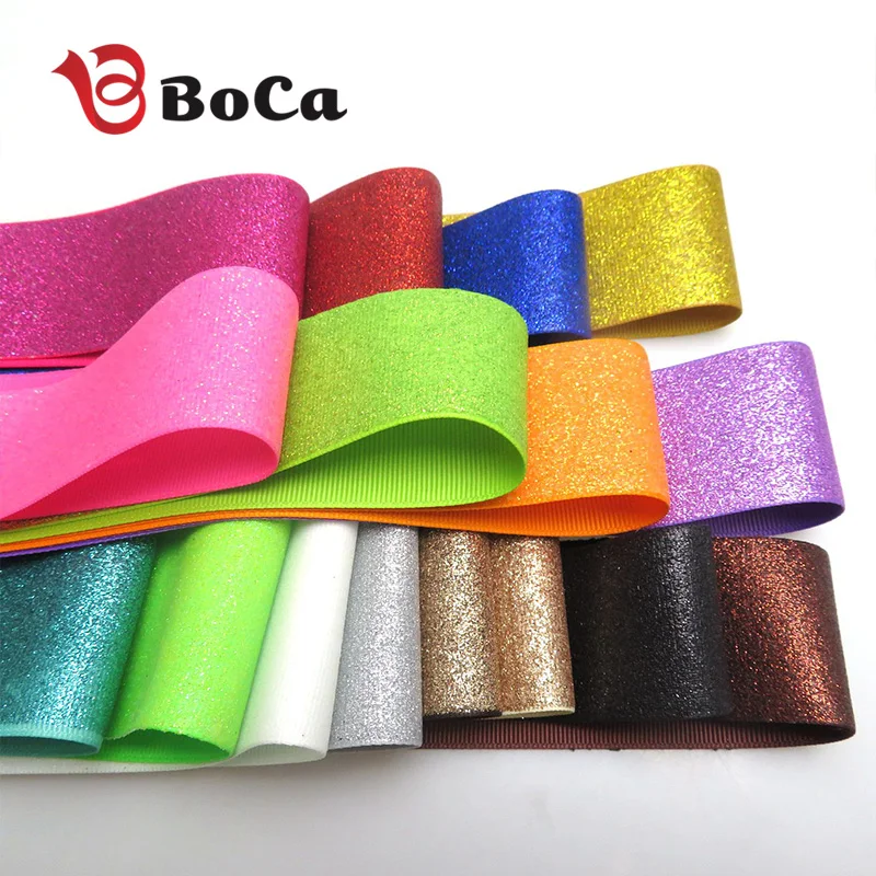 

3"  BOCA solid glitter sparkled grosgrain ribbon More than 20 colors for choose,100 yards per roll, 196 colors