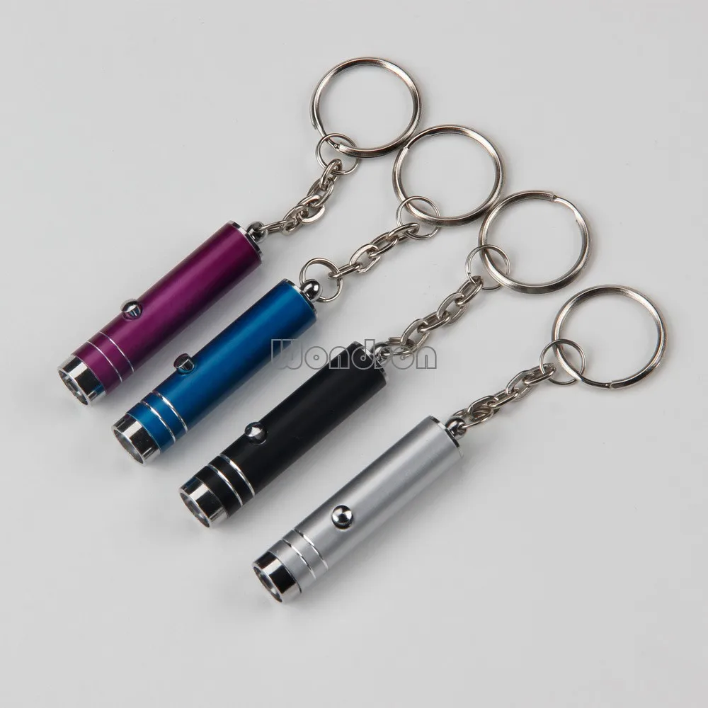 Promotional Micro Battery Operated Blacklight Keychain 395nm Uv Lights