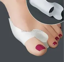 Toe separador macas Silicone Gel pé Toe separador polegar valgo protetor joanete regulador de hálux valgo guarda pés cuidados