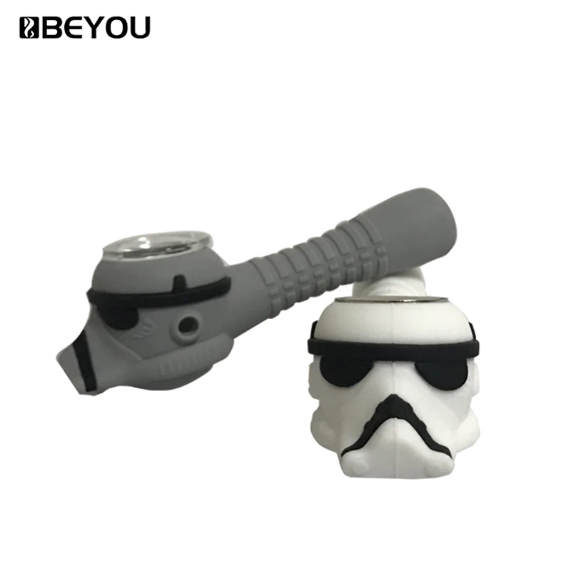 Beyou Food Grade Silicone Tobacco Water Pipes Handheld Smoking Pipes For Sale
