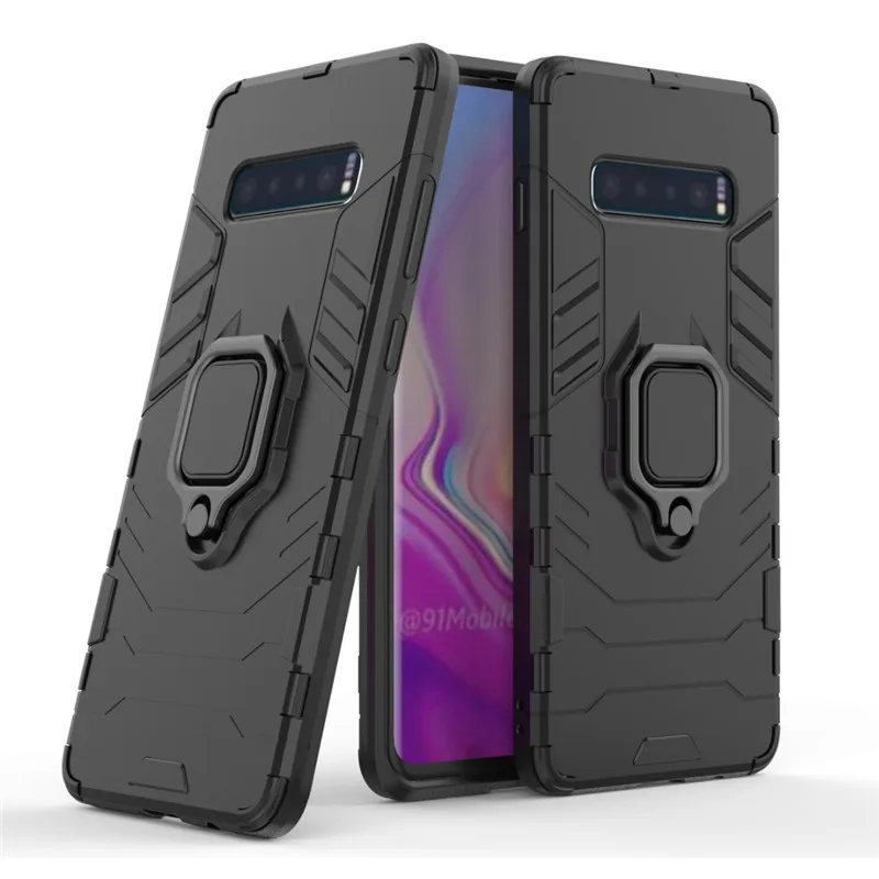 

Finger Ring Cases Fit for Magnetic Holder Armor Shockproof Phone Coque Case For Huawei Honor 8X Max Play 10 lite Note10 Enjoy 7s