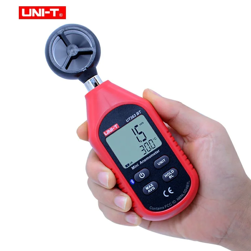 

UNI-T UT363BT Digital humidity meter Mini Anemometer light meter LUX Digital sound meter