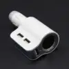 5V/3.1A Multi Socket Auto Car Cigarette Lighter 3 Port USB Charger