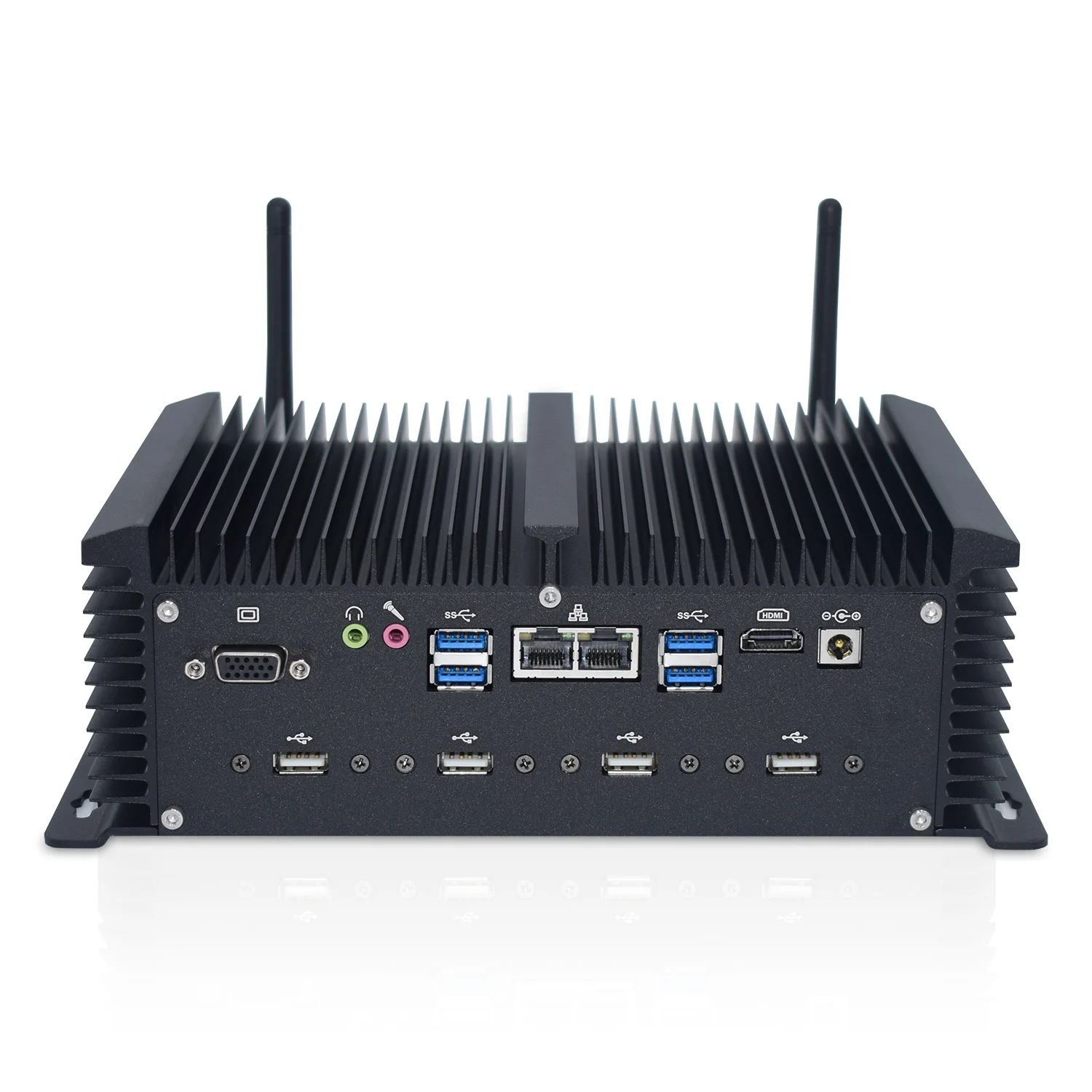 

all in one gaming pc i7 desktop fanless industrial mini pc with i7 4500u rs485 rs232 dual lan dual display win7 ubuntu OS