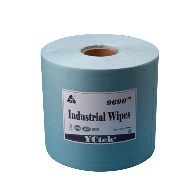 
Multi-color Industrial Lint Free Paper Roll Wipes 