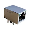 1x1 Port Tab Up 74981104400 With LED Gigabit Ethernet 10 Pin RJ45 Connector