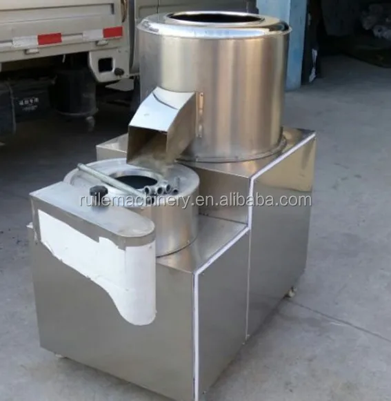 High Quality Multifuction Potato Washing Peeling Cutting Machine