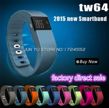 New tw64 Smartband Smart bracelet Wristband Fitness tracker Bluetooth 4.0f flex Watch for ios android better than mi band