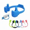 Flexible All Kinds Mobile Cell Phone Holder Cute Thumbs Up Multi-angle Mini Tablet Desk Desktop Display Stand Total 8 colors
