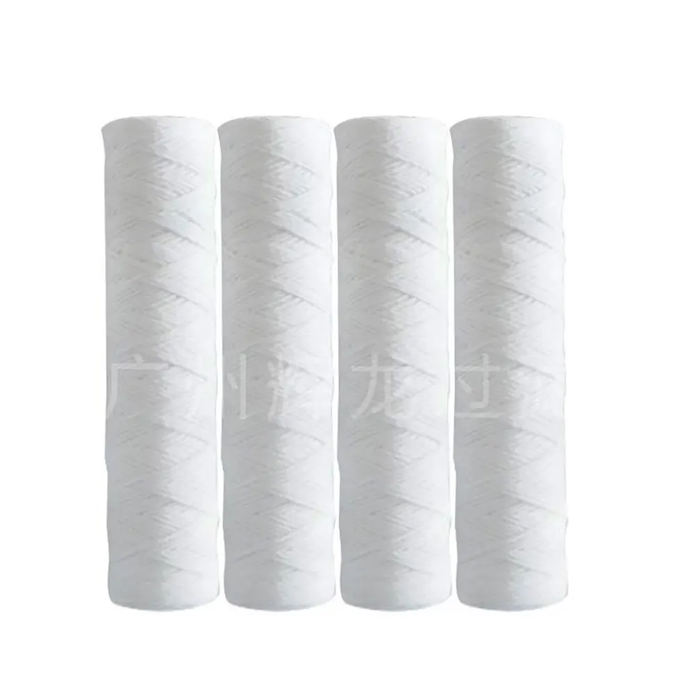 
PP core string wound water sediment filter cartridge with 5 micron 