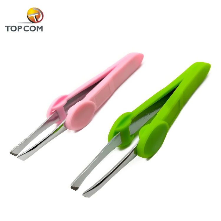 Child Use Mini Long Plastic Handle Safe Tweezers For Baby Buy Mini