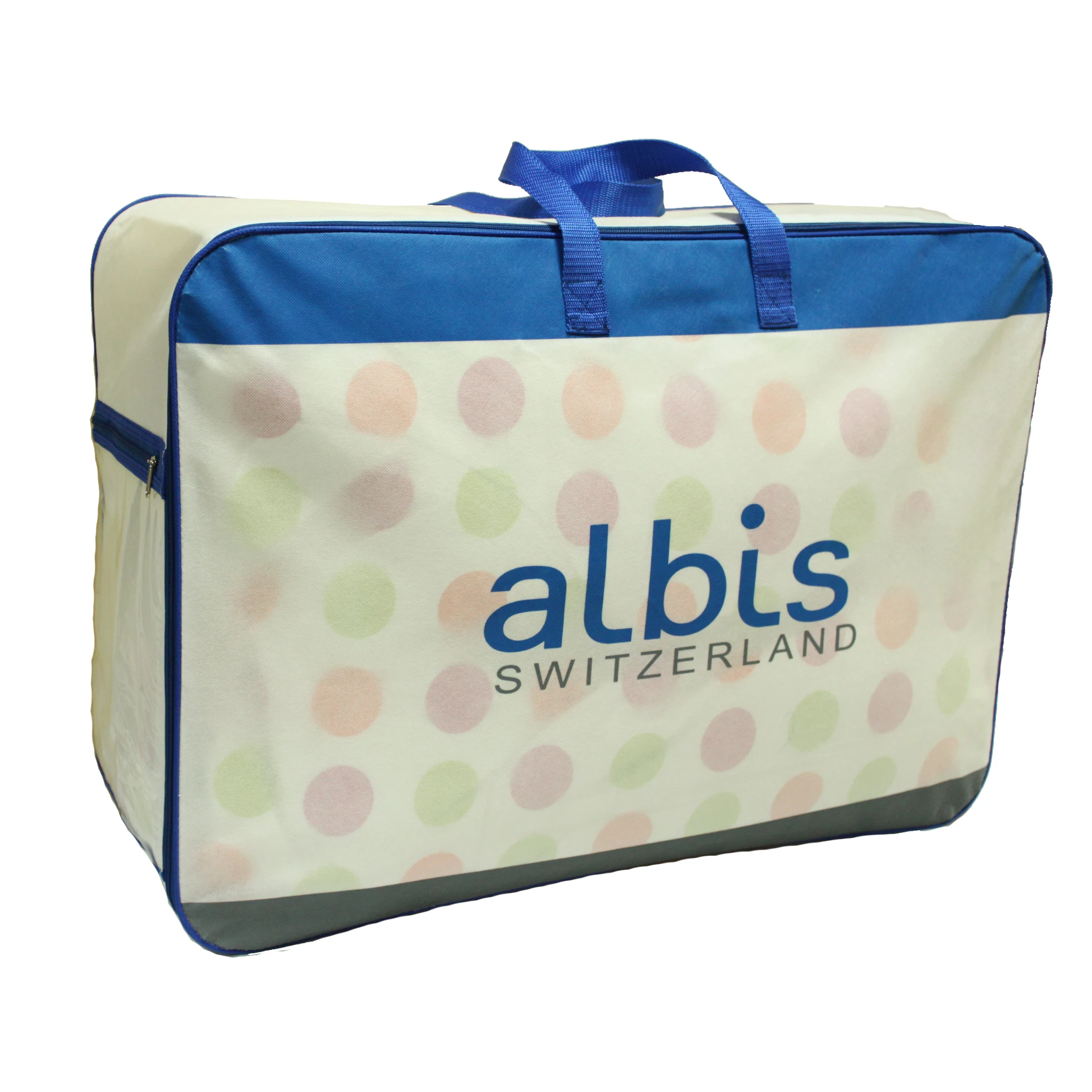 Clear Comforter Bag Pvc Wire Zipper Vinyl Quilt Plastic Bag With Rope