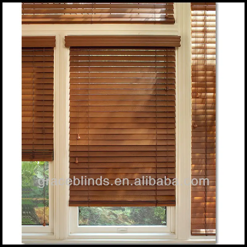 *PREMIUM* MADE TO MEASURE VENETIAN BLIND WITH STRINGS REAL WOOD 50MM SLATS