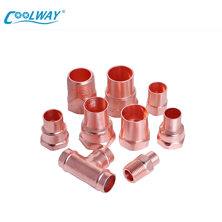 China Factory Price Union Elbow Ucopper Fitting Pipe Parts Copper Elbow Long Fitting