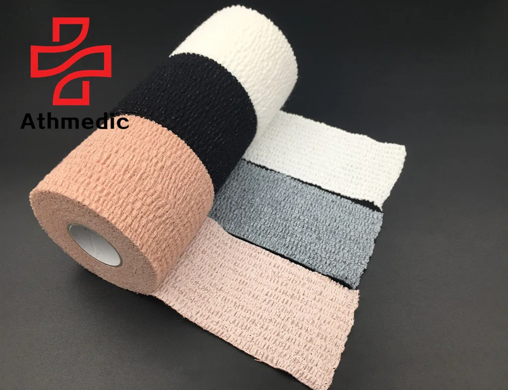 

2021 Athmedic sport elastic cotton stretch white rugby Hand Tear Light Plaster Eab Lite flexible stretchytape