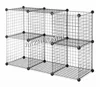 Metal Wire Storage Cubes, Cube Storage Organize, Cabinet 4 6 Regular Grids