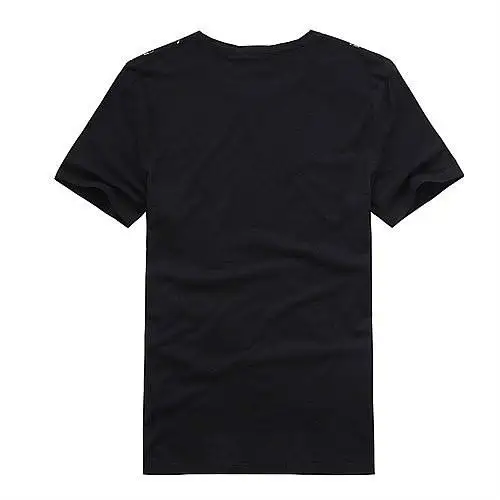 Custom Plain No Brand 100% Cotton T-shirt Black T Shirt - Buy Black T ...