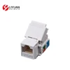 LY-KJ5-37 cat5e spinning toolless UTP keystone module / RJ45 unshielded 90 degree network modular jack