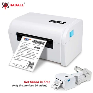 High quality 110mm 4inch Shipping Address Portable Bluetooth/USB Barcode thermal label printer
