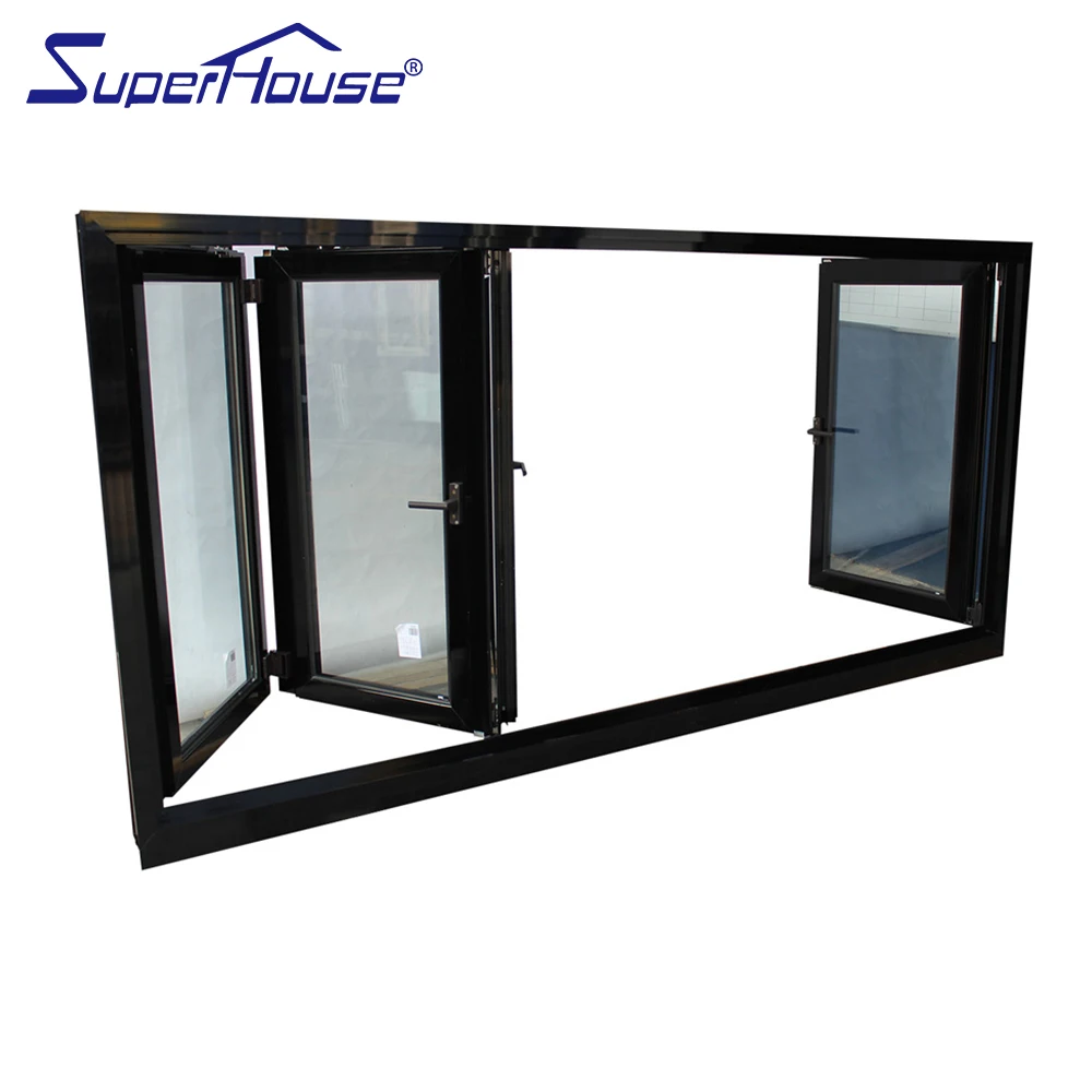 Australian standard as2047 aluminium interior bi-fold window shutters/sliding folding window