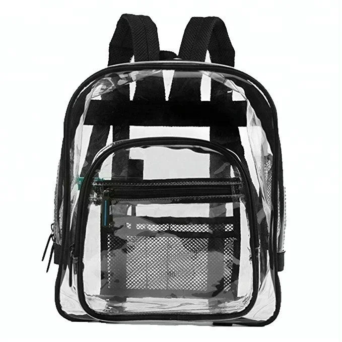 

luxury designer plastic clear pcv backpack custompockets clear mini backpack purseready to ship trending clear jelly backpacks