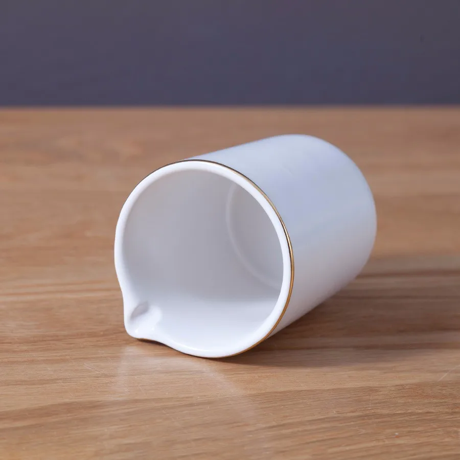 Custom Ceramic Candle Jars For Tealight Spa Massage Melt Jar With Spout