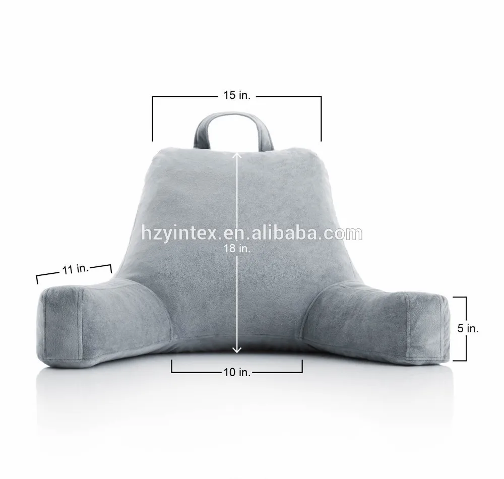 Support Back Pillow,Backrest Cushion Back Support Pillow With Arms For