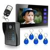 7 inch Color Video Door Phone Intercom System Hands-Free Indoor Monitor IR Doorbell Camera