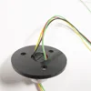 12.8mm diameter 18 circuits 22.2mm flange slip ring contacts for cable reel