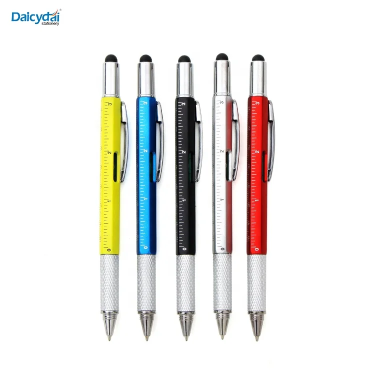 Multitool Stylus Pen 6in1 Combo Functions As Touchscreen Stylus