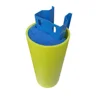 Warehouse pallet rack upright column protector
