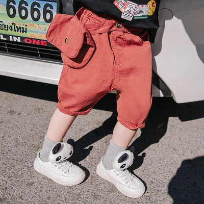 Boy shorts hot summer pants for children thin style foreign style children's wear baby kids Korean version of five minutes