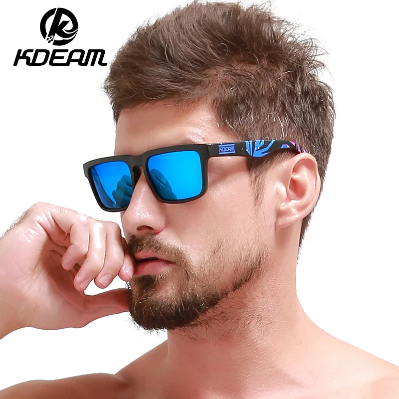 

Kdeam 1751 CE UV400 Men Torege Branded Sports Polarized Sunglasses New 2019