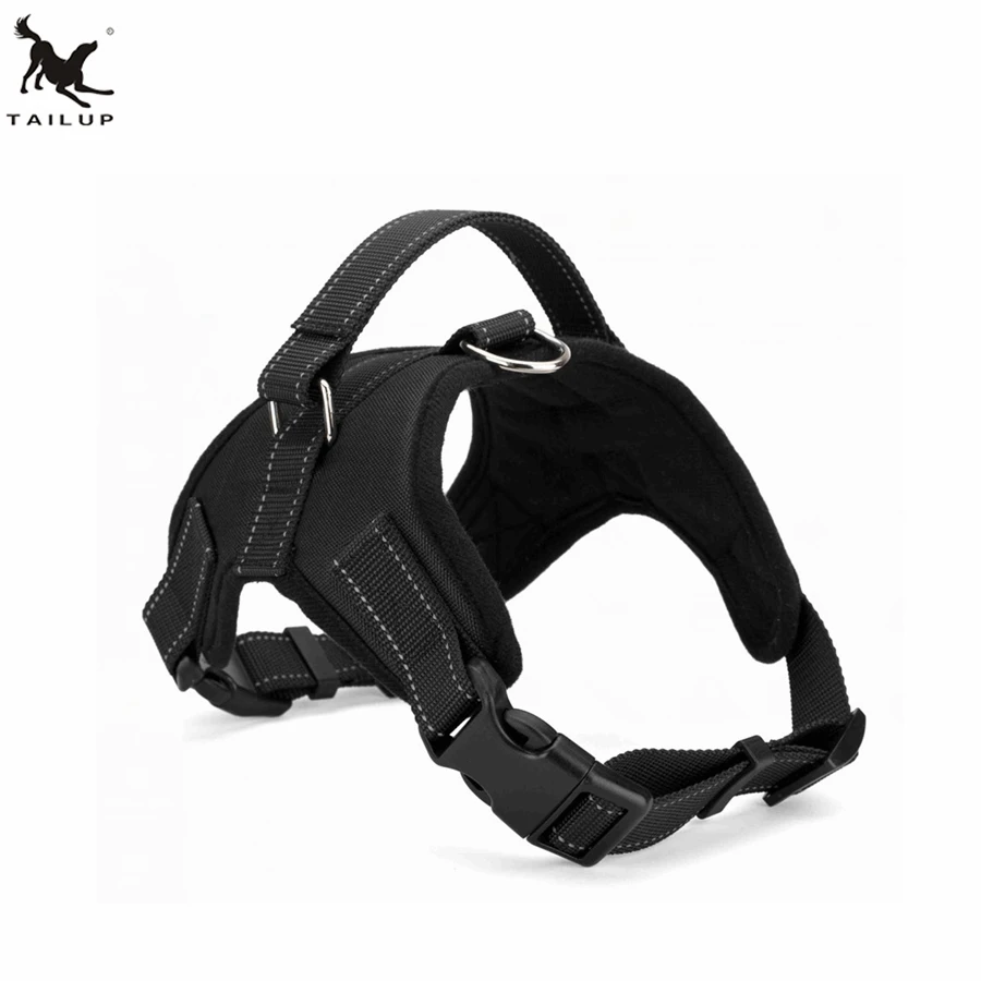 

Nylon Dog Harness Multipurpose Service No Pull Harness, Black, red, camo, leopard