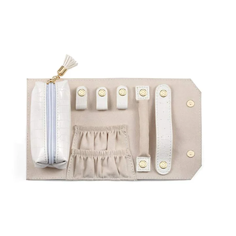 

Light Weight Jewelry Roll Bag Organizer for Daily Jewelry