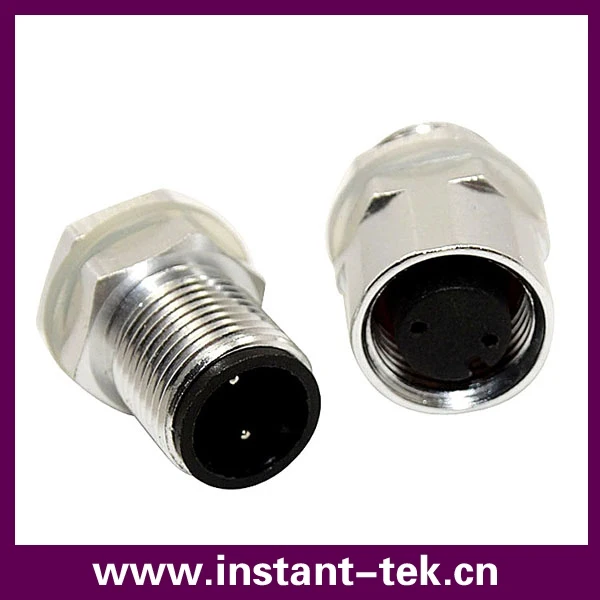 M12 8 Pin Connector Male And Female Waterproof Cable Juction Box