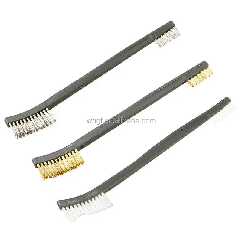 Gun Cleaning Brush Double End Brass Steel Nylon Bristle Brushes Buy