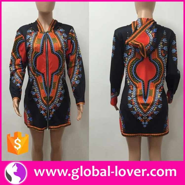 dashiki shirt dress