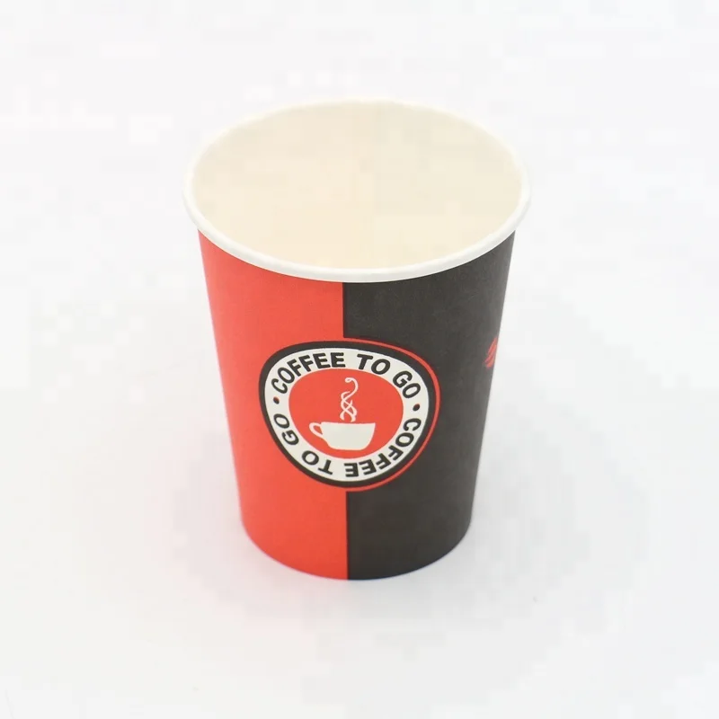 
factory price pe coated disposable single wall paper cup 8oz coffee cup 