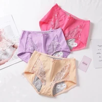 

Sexy lace Cotton Leak Proof Menstruation Panties Women Period Underwear