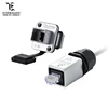 lan snap-fastener metal socket ethernet rj45 connector