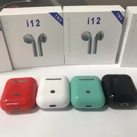 

i12 TWS pop-up 5.0 wireless earphones with charging bin microphone for all smartphones