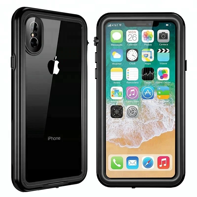 For iPhone Xs Waterproof Phone Case, Shenzhen OEM Full-body Rugged Cell Phone Protective Cover Case for iPhone X / Xs 5.8 inch