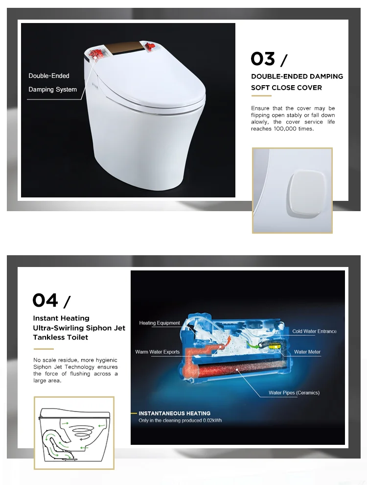 Bathroom Bidet Motion Sensor Flush Electric Toilet Buy Intelligent
