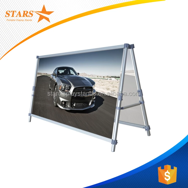 Factory Supply Outdoor Banner Frame Wholesale A Frame Signs