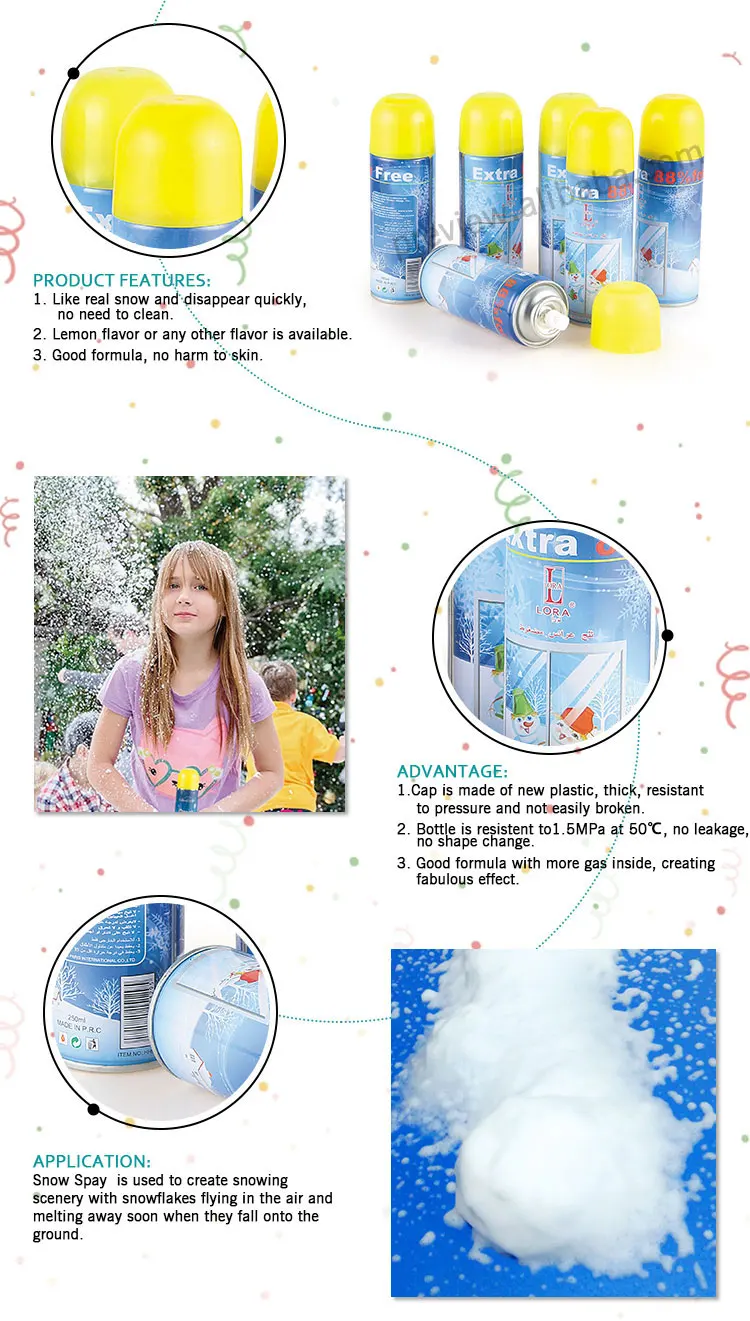 250ml Artificial Snow Spray For Christmas Trees White Snow Spray Buy