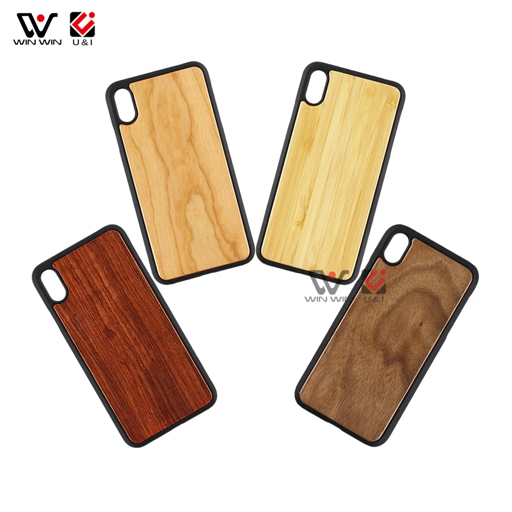 

2021 Hot Selling PC Frame Natural OEM ODM Wood Phone Case For iPhone X XR XS Max, Customized