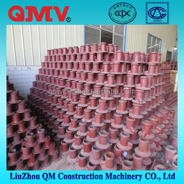 
Post tension anchor block for bridge construction 