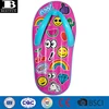 heavy duty vinyl pink cute inflatable flip flop water lounge air mattress durable emoji slipper pool float