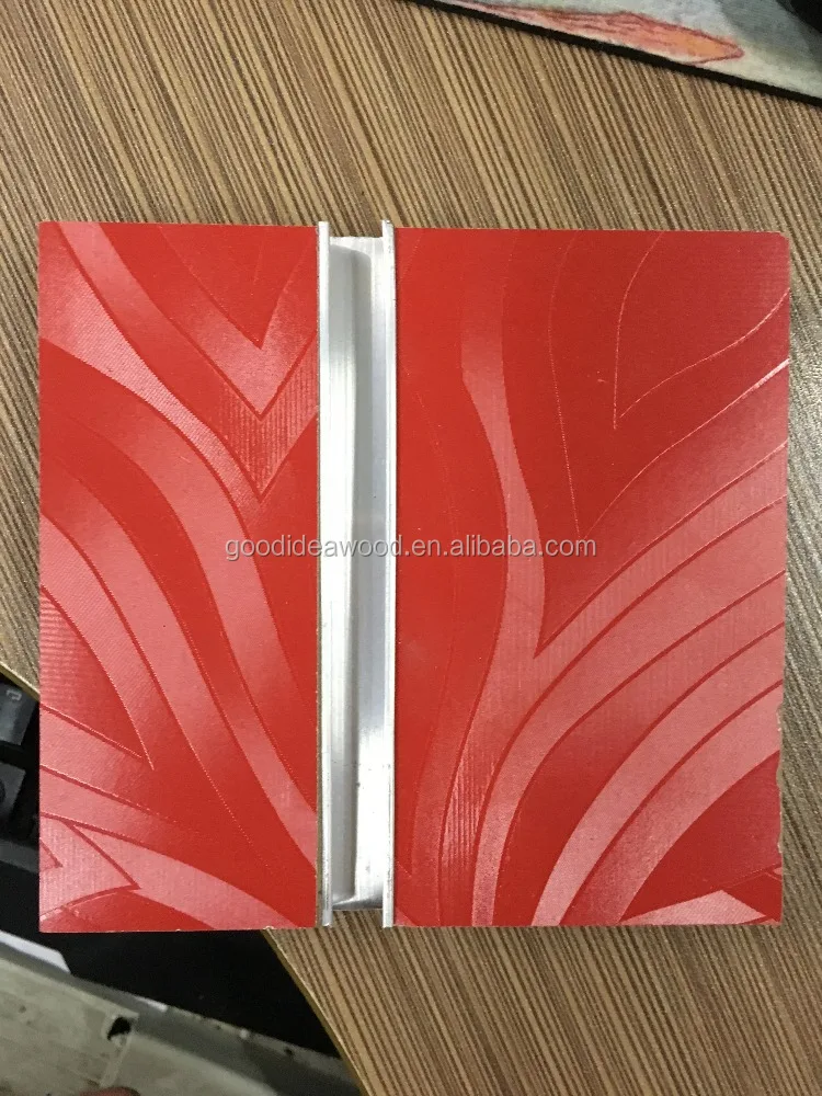 
high glossy slot melamine mdf 